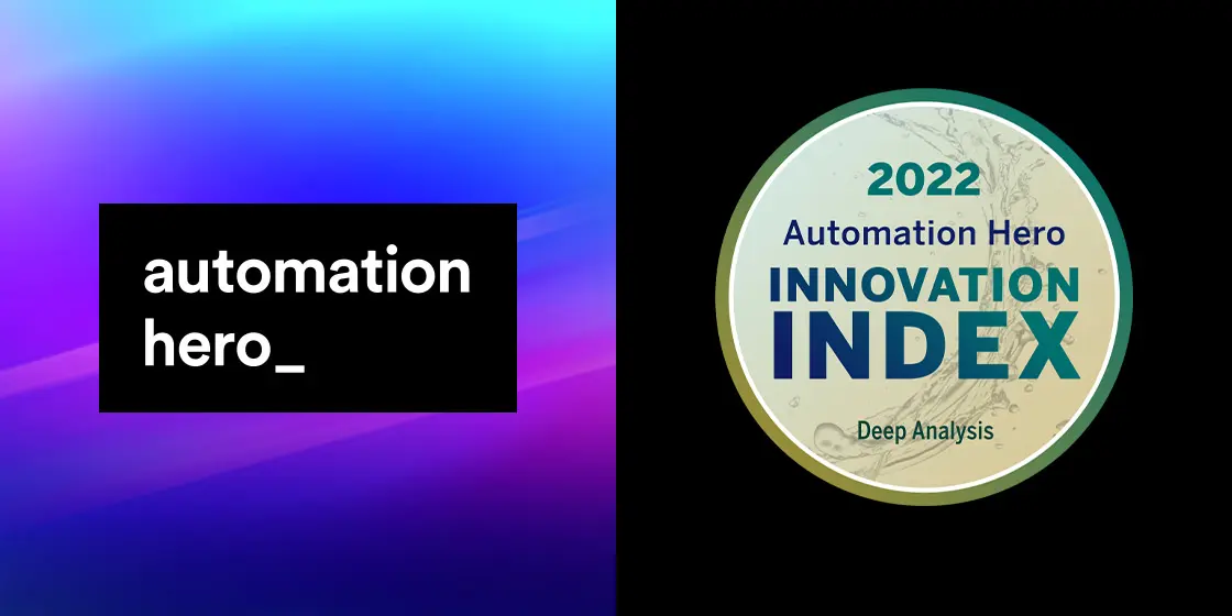 Automation Hero earns coveted Innovation Index Award